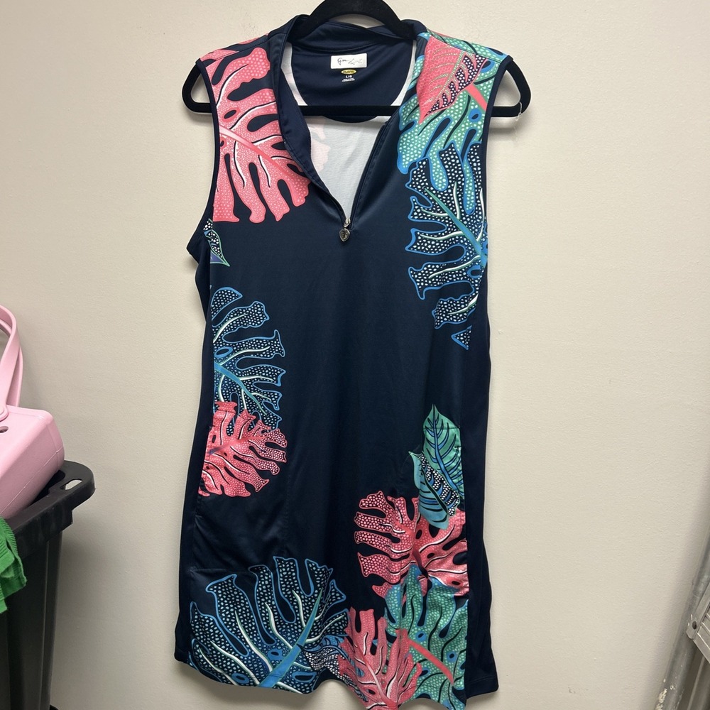 Greg Norman Womens Blue Athletic Dress Size XL